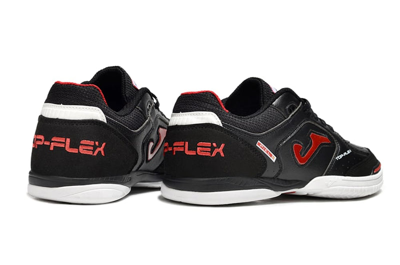 Futsal Joma Top - Flex Preto e Vermelho